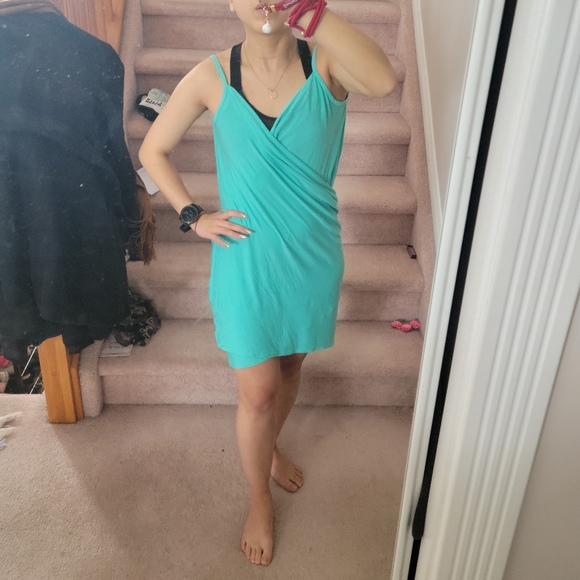 Teal Beach Swimsuit Cover Up - Picture 1 of 7